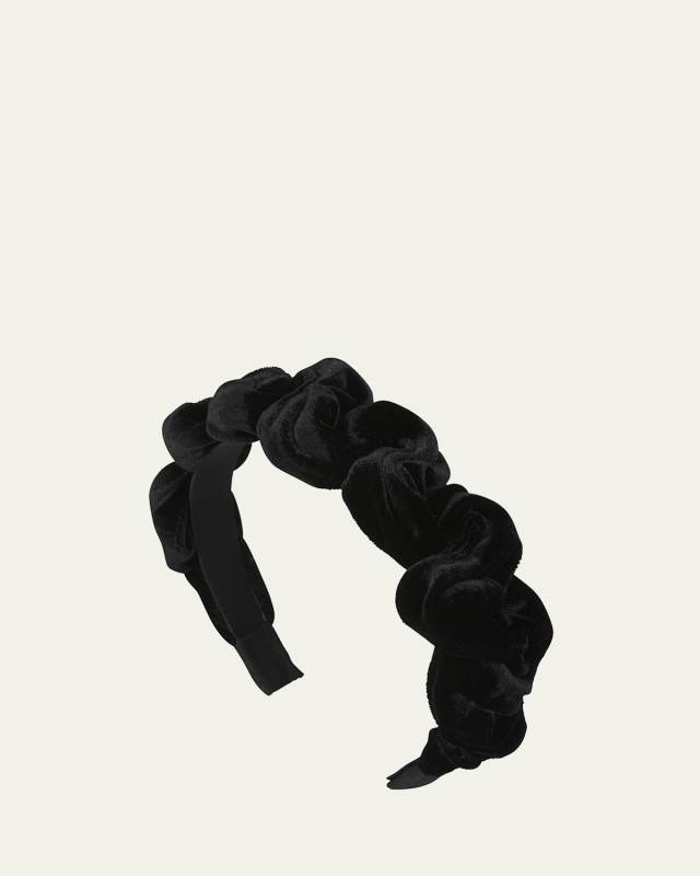 Lia Knot Velvet Headband